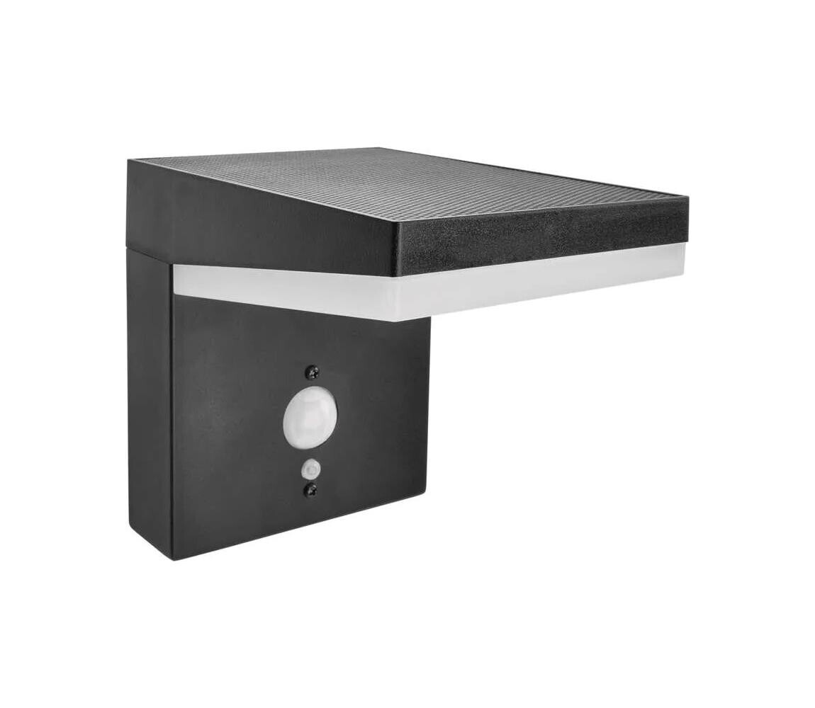 LED Solární nástěnné svítidlo se senzorem LED/4,4W/3,7V 2200 mAh IP44