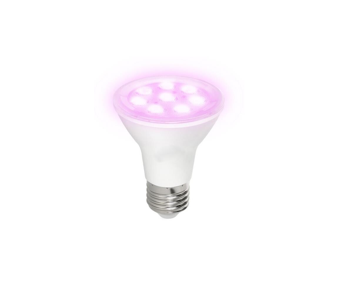 LED Žárovka pro růst rostlin PLANTY E27/7W/230V 1200K bílá