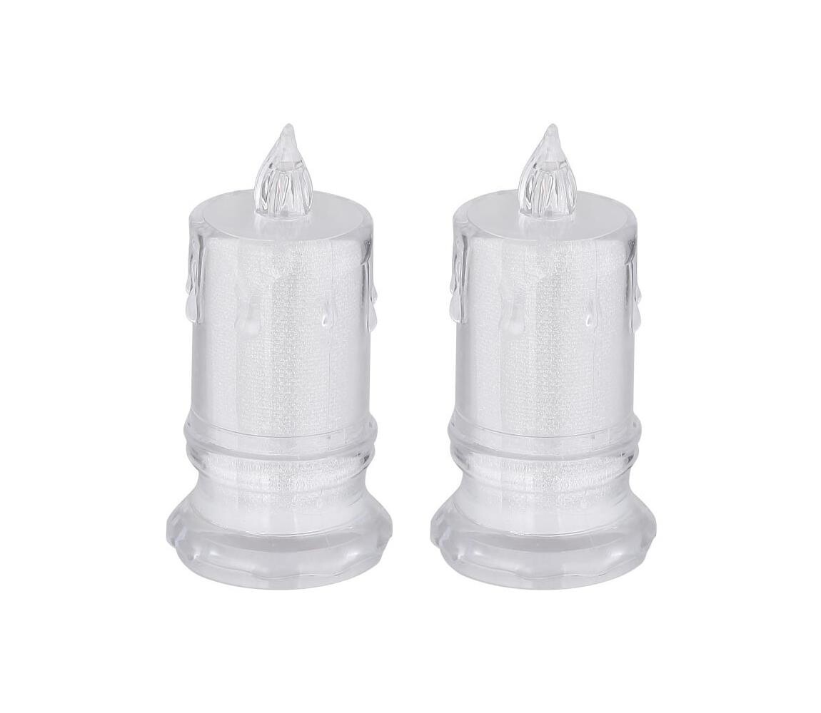 Globo Globo 28075-2 - SADA 2x LED Svíčka CANDLE LED/0,25W/3xLR1130