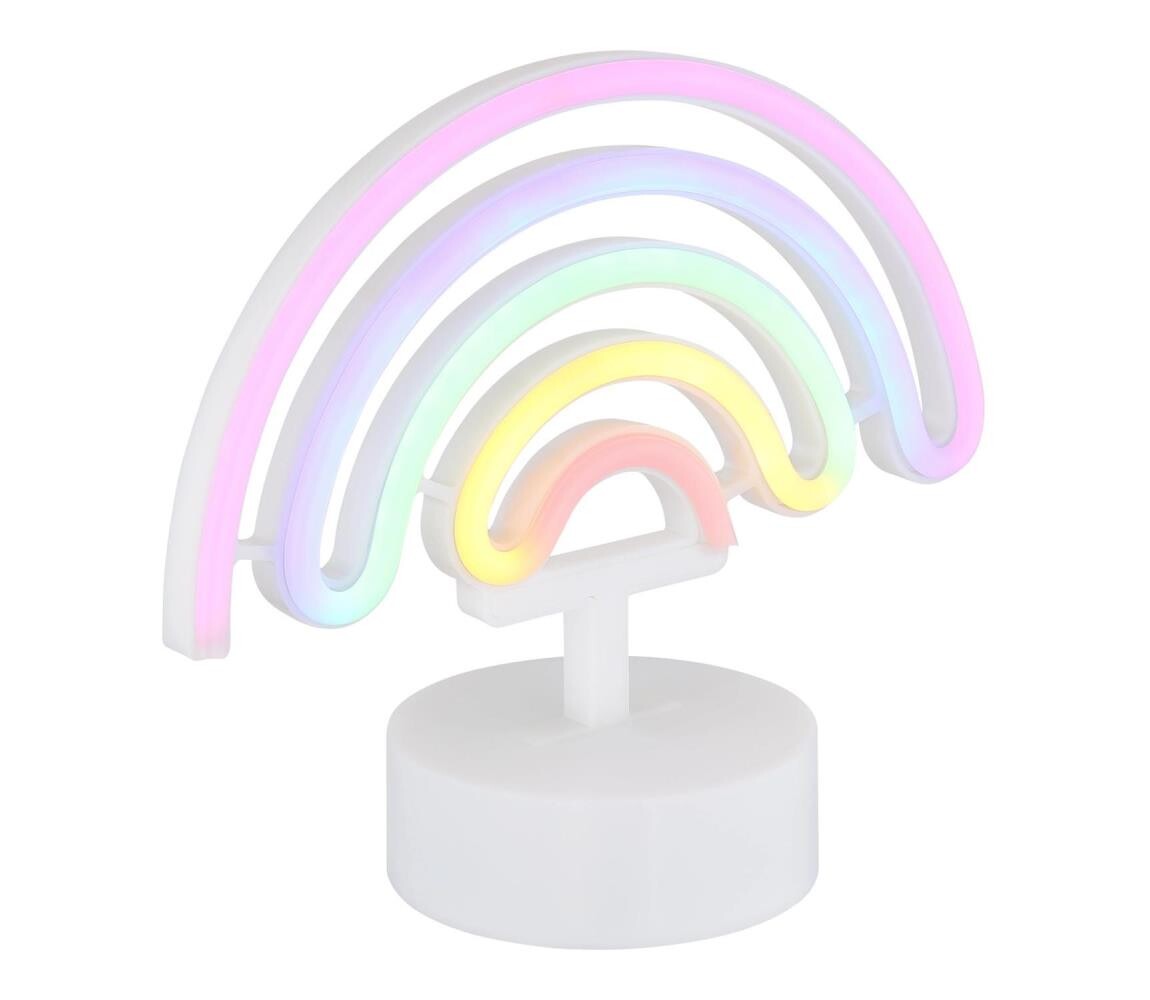 Globo Globo 28063 - LED Neonová stolní dekorace PELANGI LED/2W/3xAA duha
