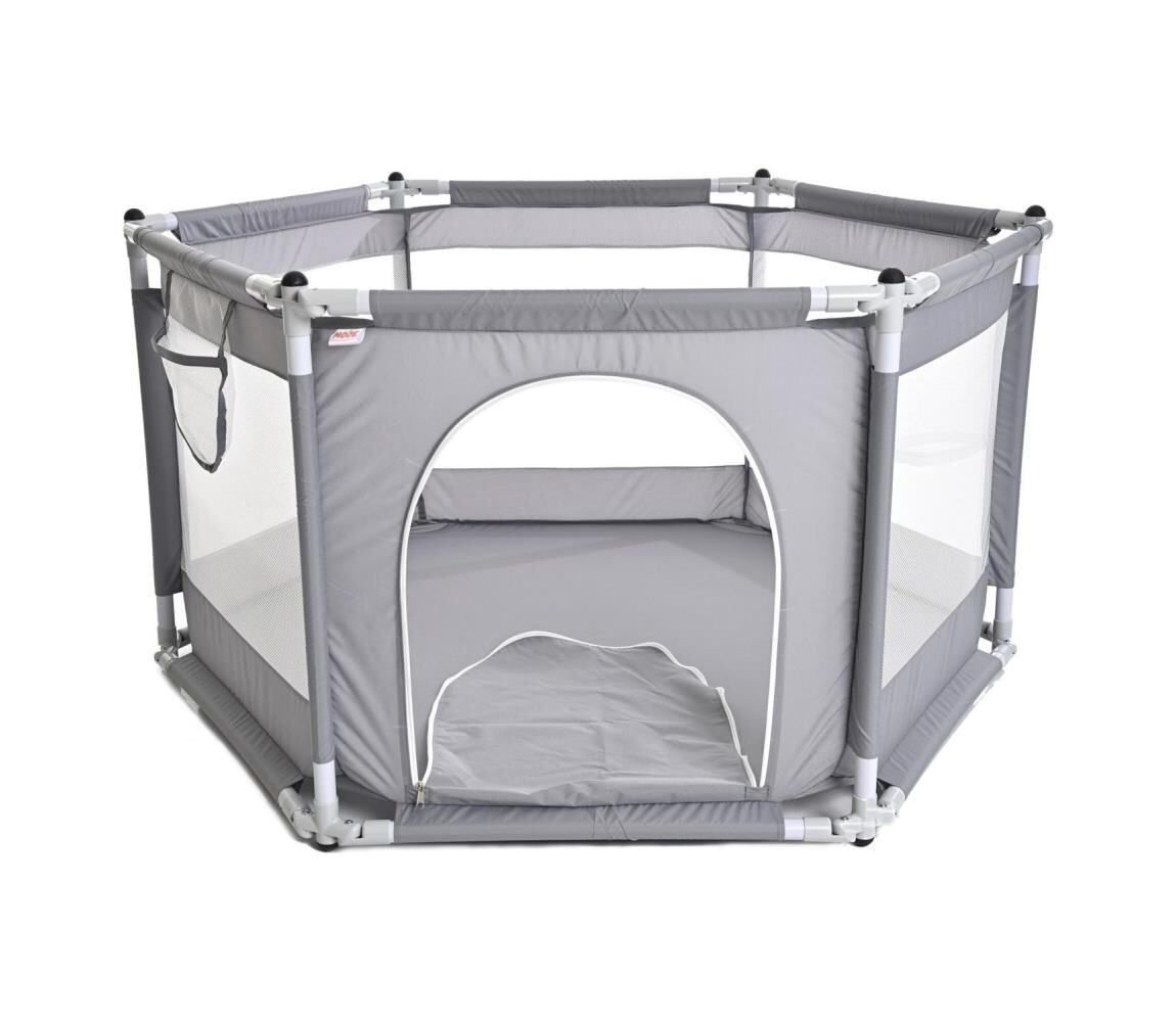 Hrací ohrádka 120 cm šedá