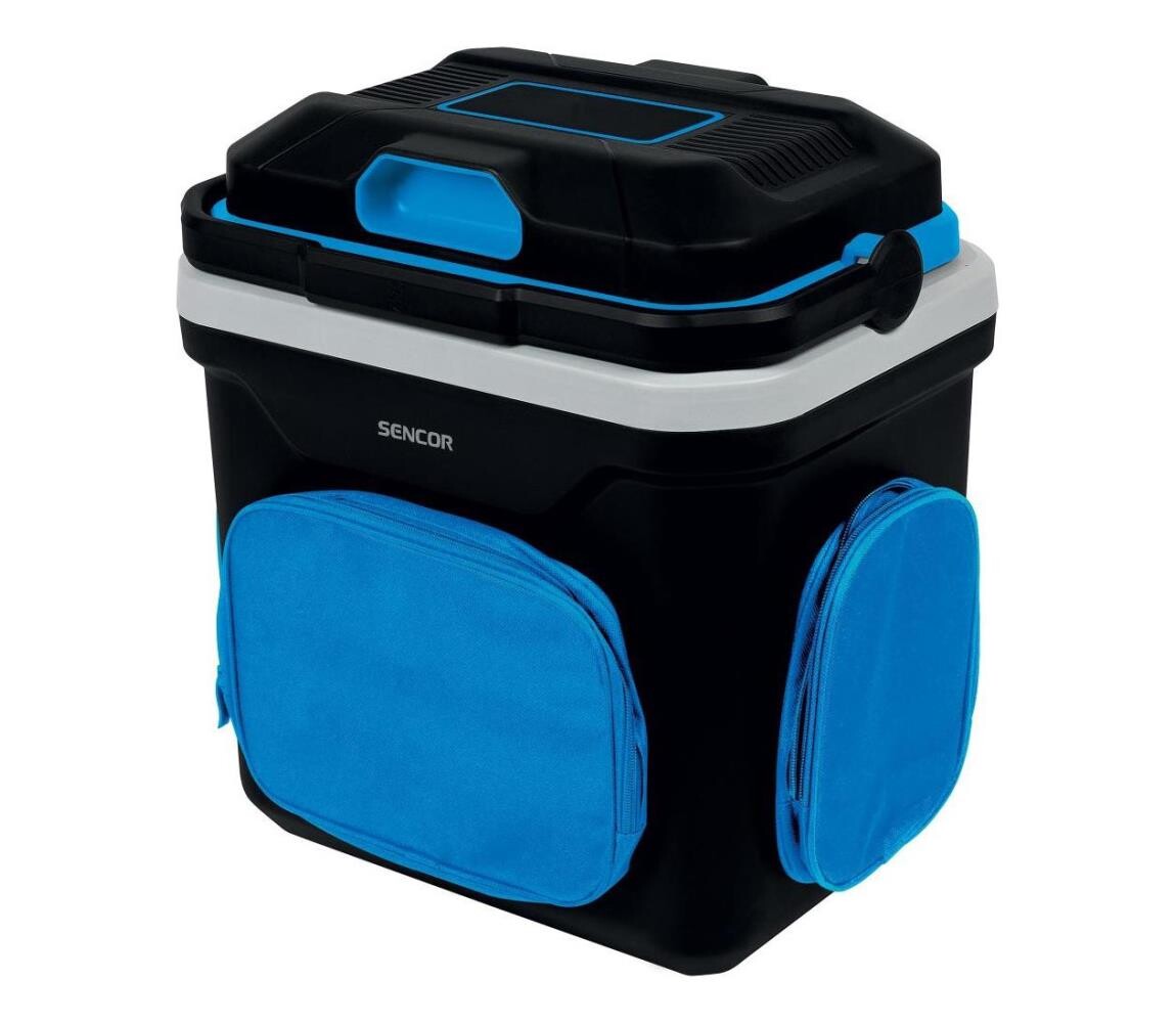 Sencor Sencor - Přenosná autochladnička 24 l 60W/12V/230V černá/modrá