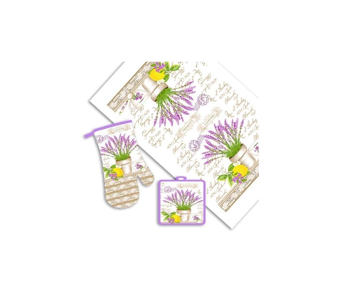 UTC Kuchyňský set LEVANDULE 3 ks