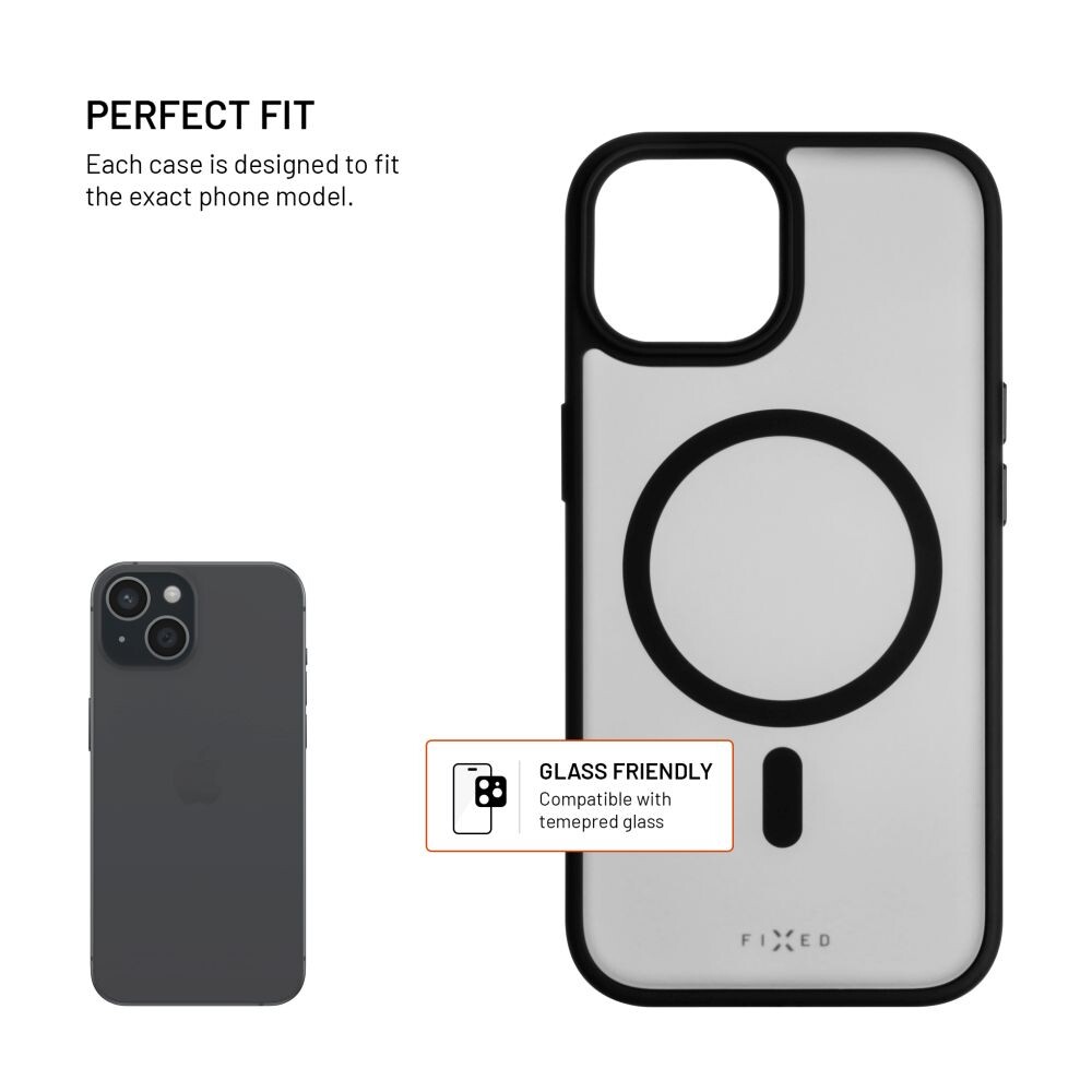 Zadní kryt FIXED MagMisty s podporou Magsafe pro Apple iPhone 16 Pro Max, černý