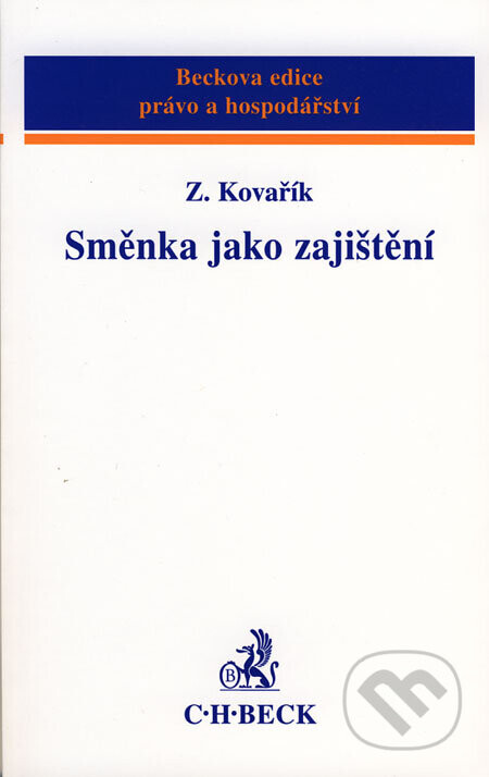 Směnka jako zajištění - Zdeněk Kovařík