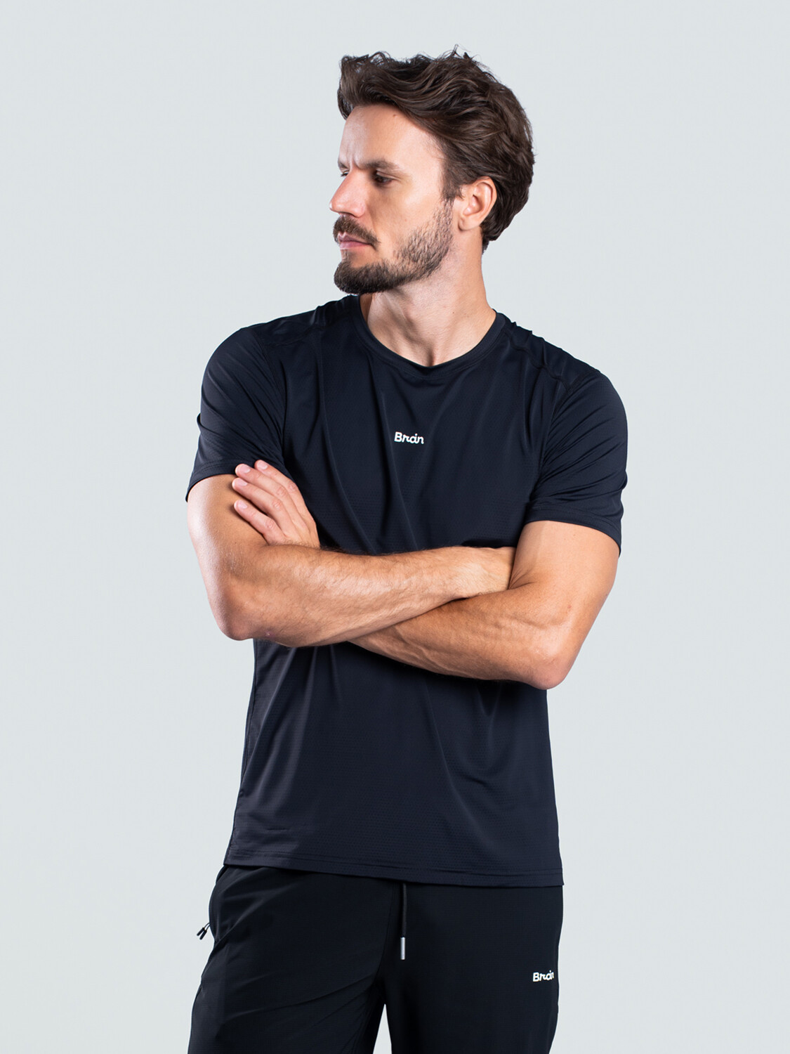 BrainMax Brain pánské funkční tričko, černá Velikost: XL
