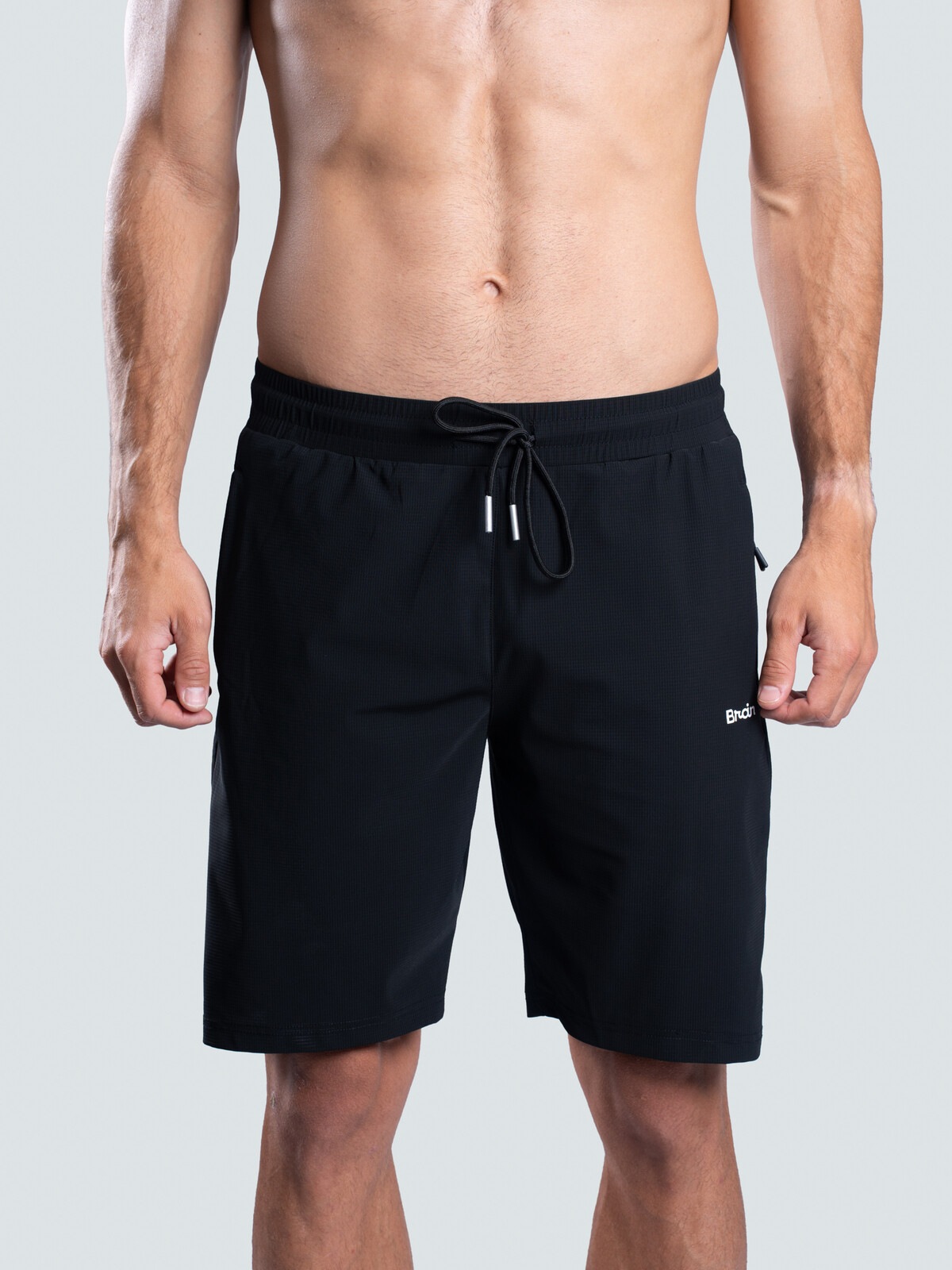 BrainMax Brain pánské sportovní kraťasy, černá Velikost: XL