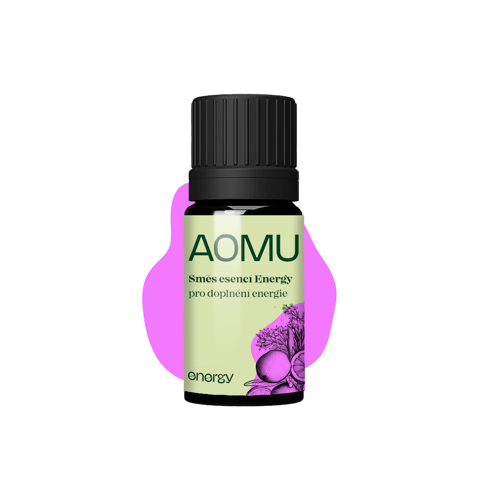 AOMU Energy, směs esenciálních olejů pro více energie, 5 ml