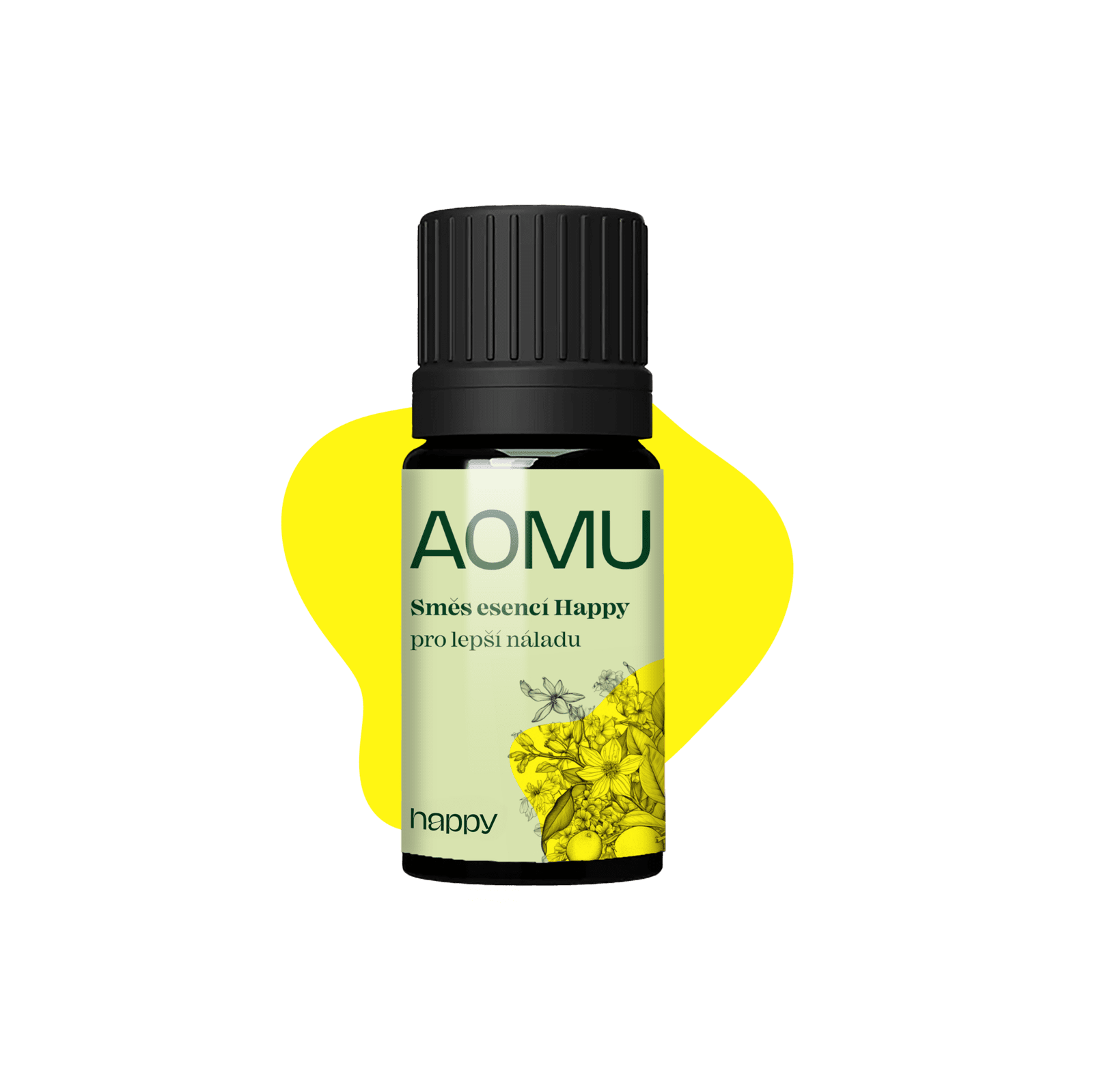 AOMU Happy, směs esenciálních olejů pro lepší náladu, 5 ml