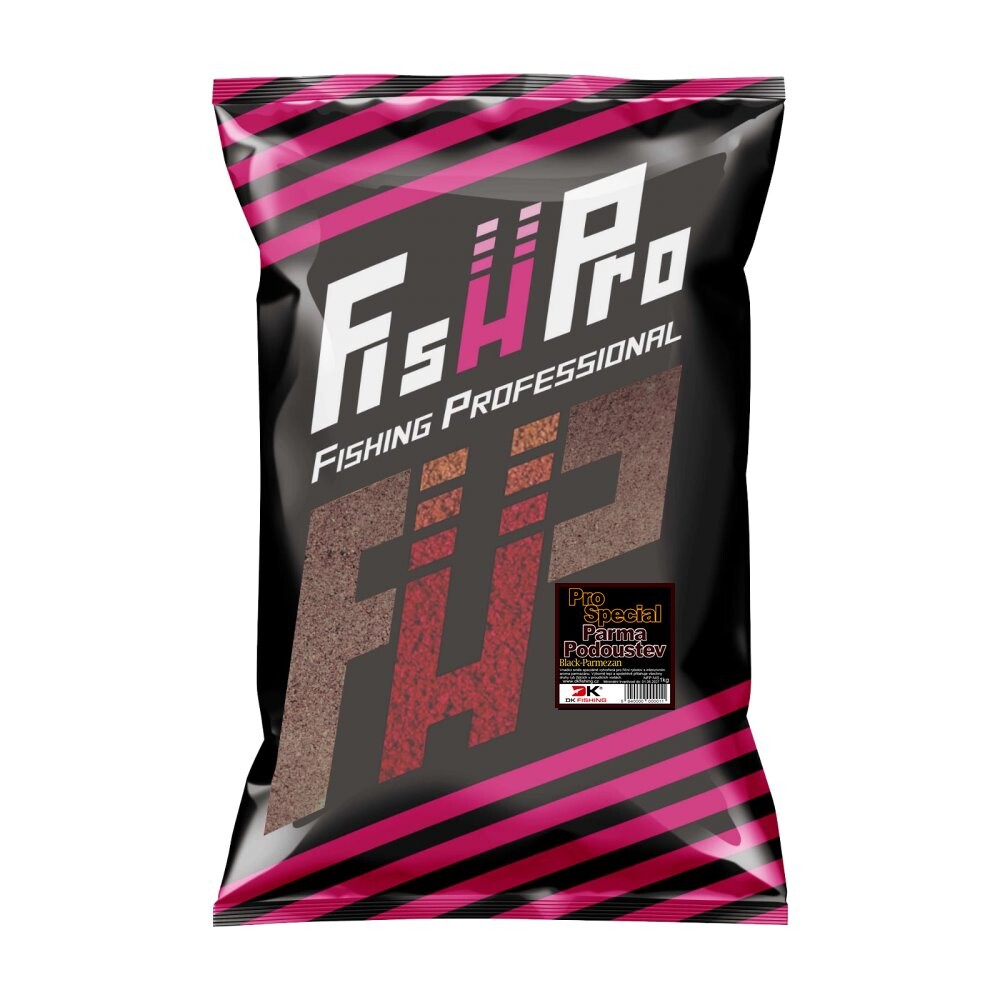 Fish Pro krmítková směs Pro Special parma podoustev black parmezan 1kg-NFPMSB