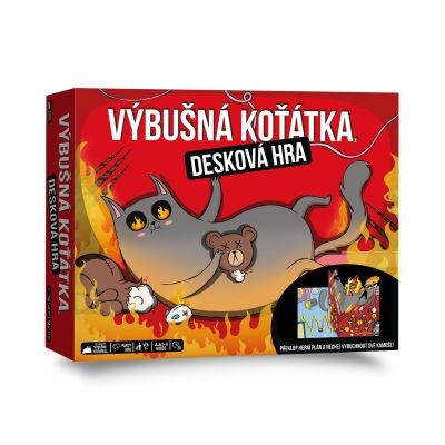 Výbušná koťátka: Desková hra Asmodee Blackfire