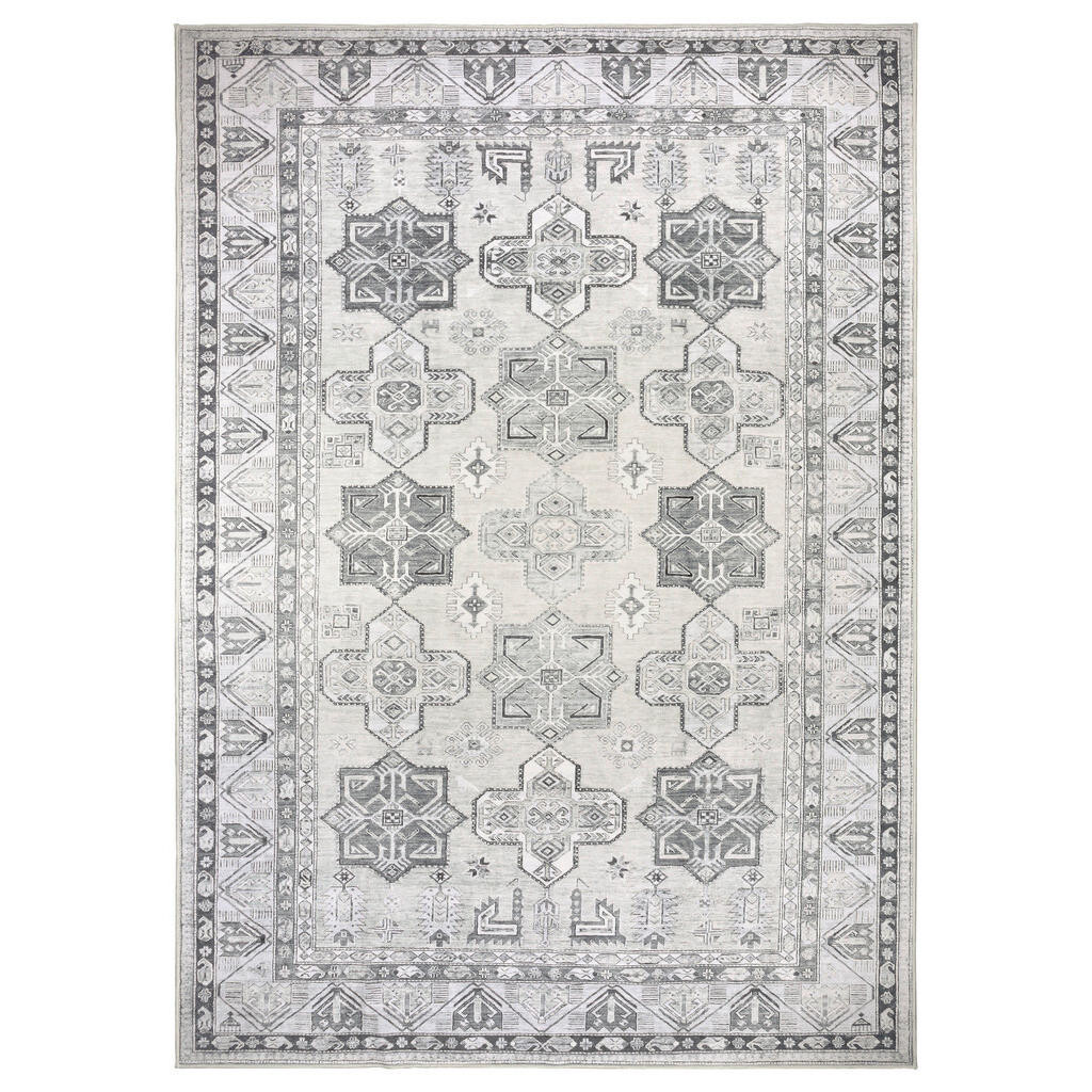 Lindorug KOBEREC TKANÝ NA PLOCHO, 160/230 cm, světle šedá, šedobéžová