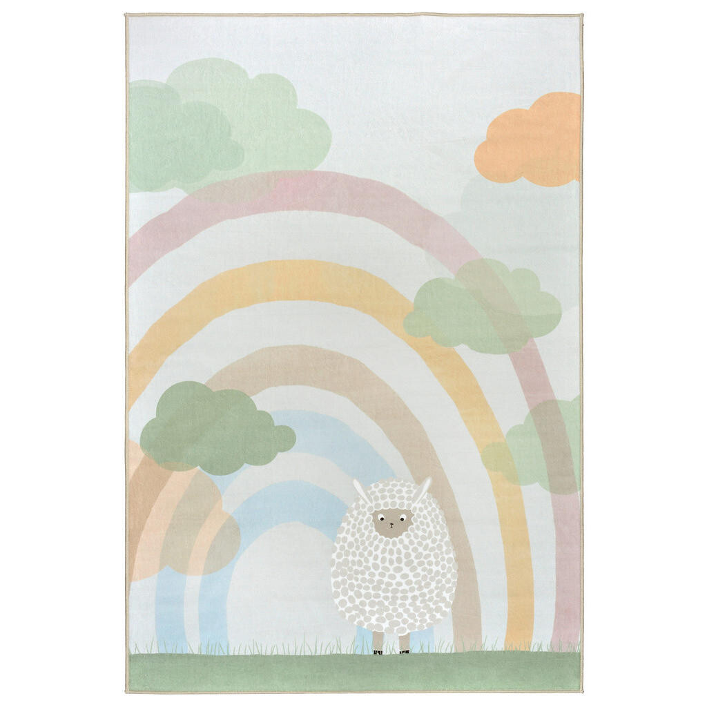 Lindorug DĚTSKÝ KOBEREC, 120/180 cm, vícebarevná, světle zelená