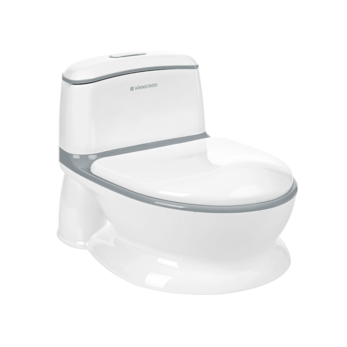 KIKKABOO Nočník toaleta Flushy Grey