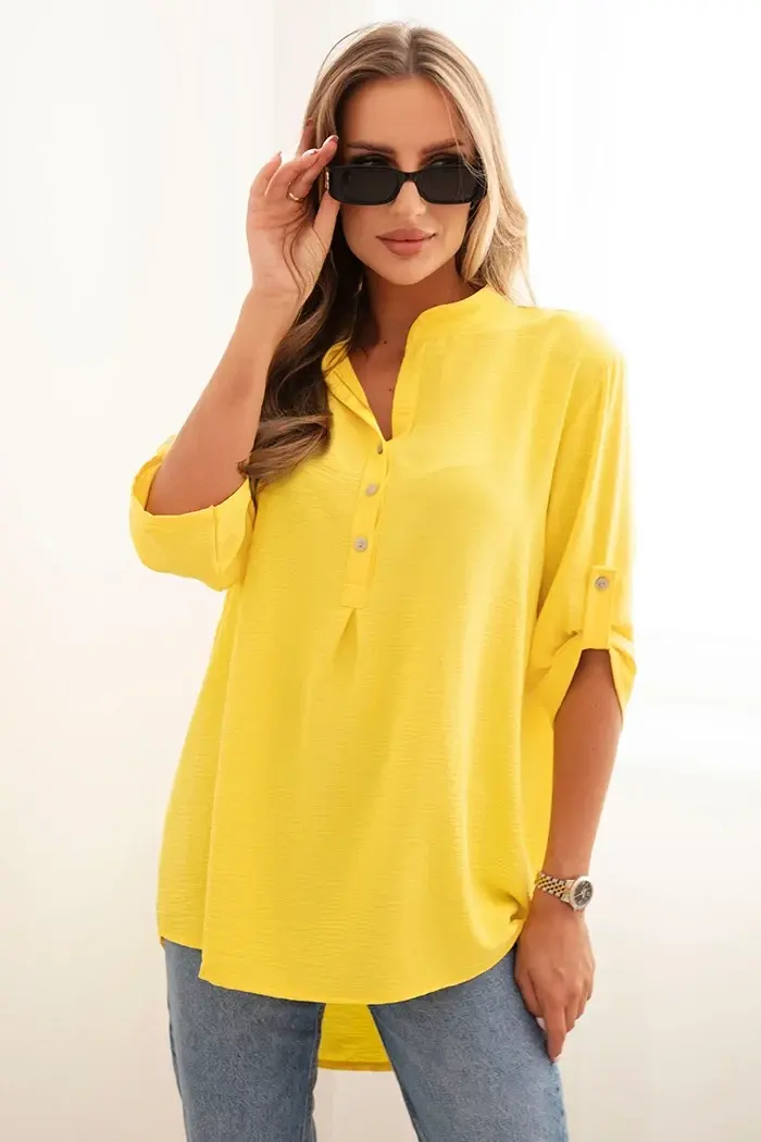 Kesi Włoski Halenka s delším zadním dílem žlutá