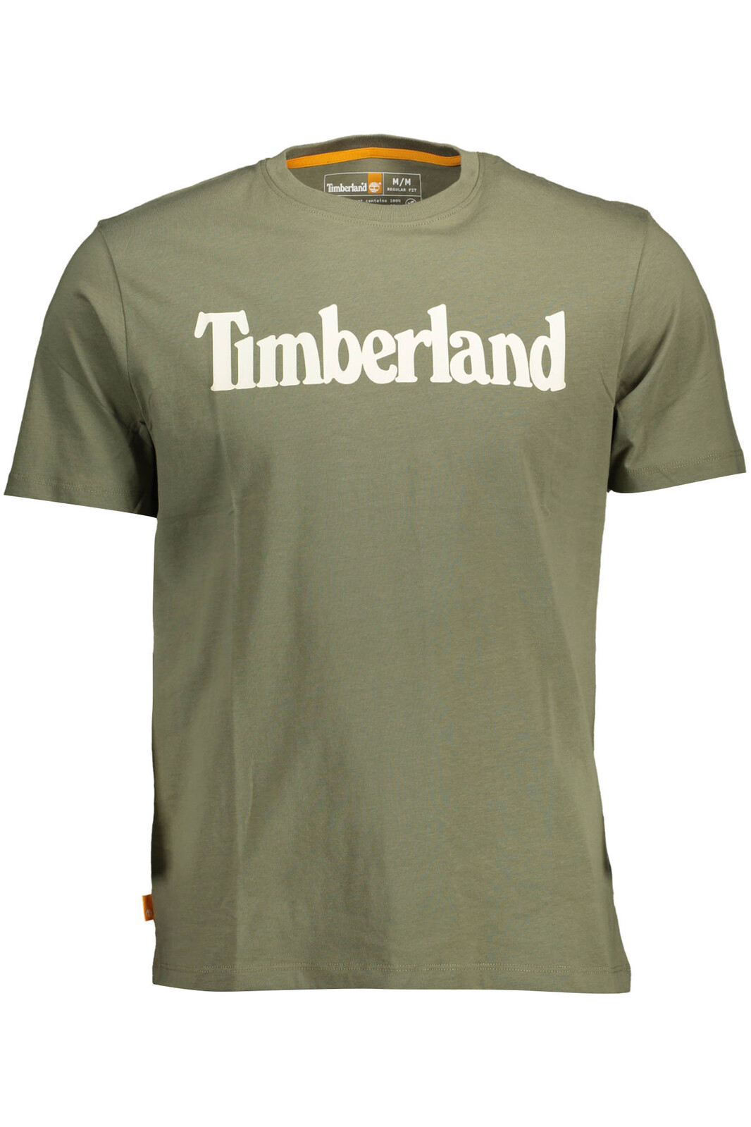 TIMBERLAND GREEN MEN'S SHORT SLEEVE T-SHIRT