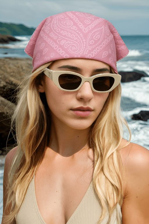 78581 Dewberry Ethnic Patterned Bandana-PINK