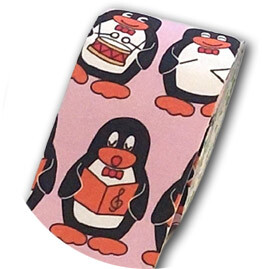 BB Tape Kineziologický tejp pro děti Barva: tučňák růžový