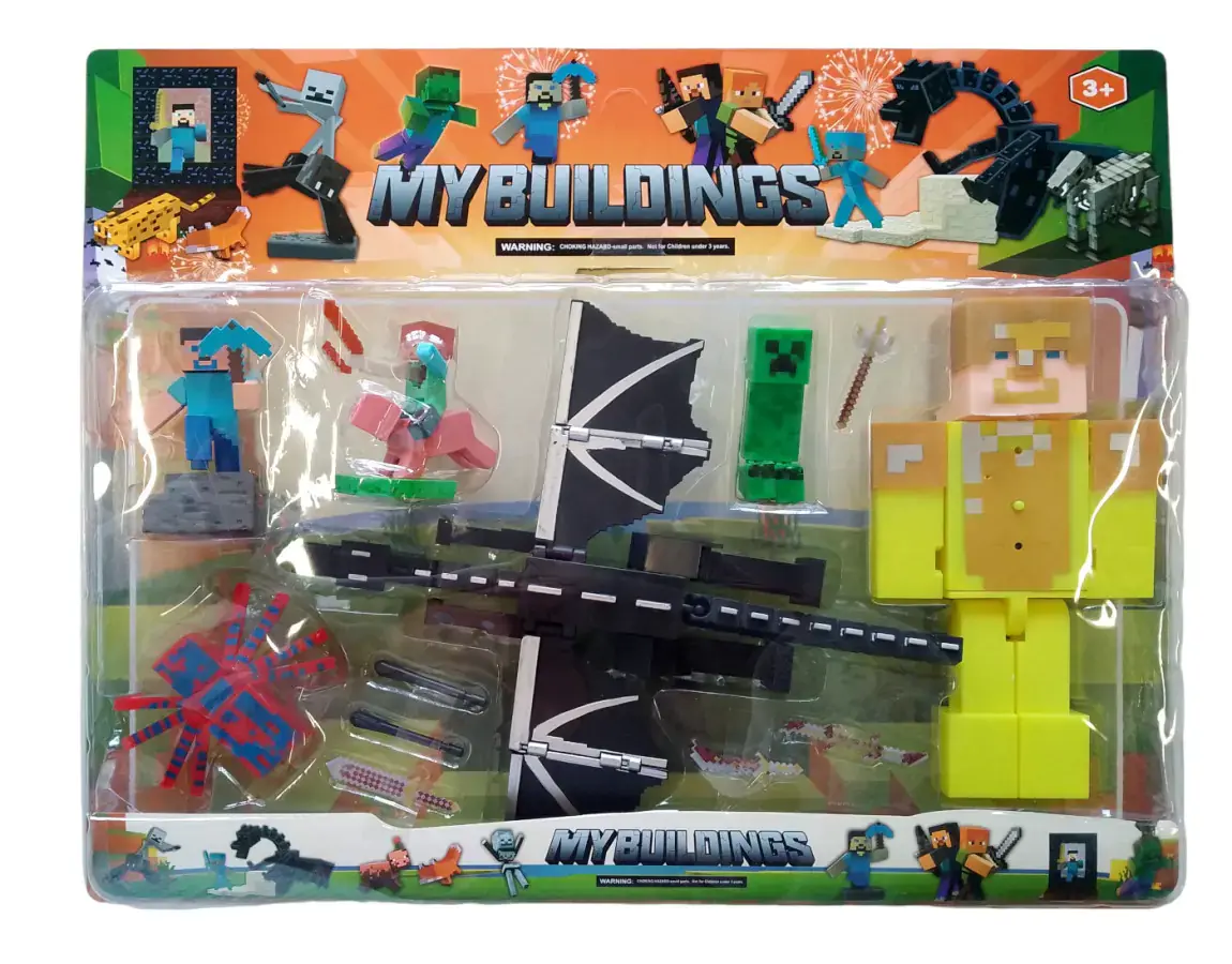 Toybit Kolekce figurek Minecraft My buildings sada FIBH2053