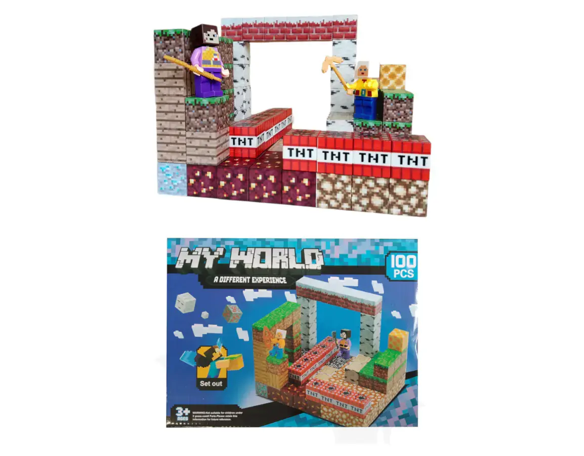 Toybit Magnetická stavebnice Minecraft TNT world MSTB2101