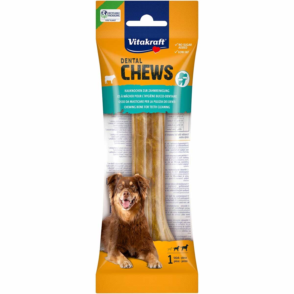 Vitakraft CHEWS dental kostička 16 cm velikost M