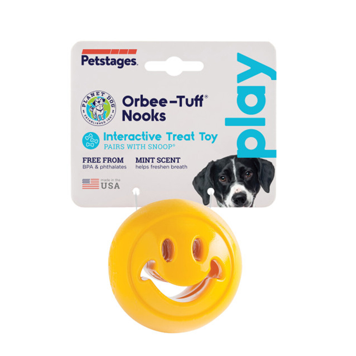 Planet Dog Nook vložka pro hračku pro psy Snoop žlutá