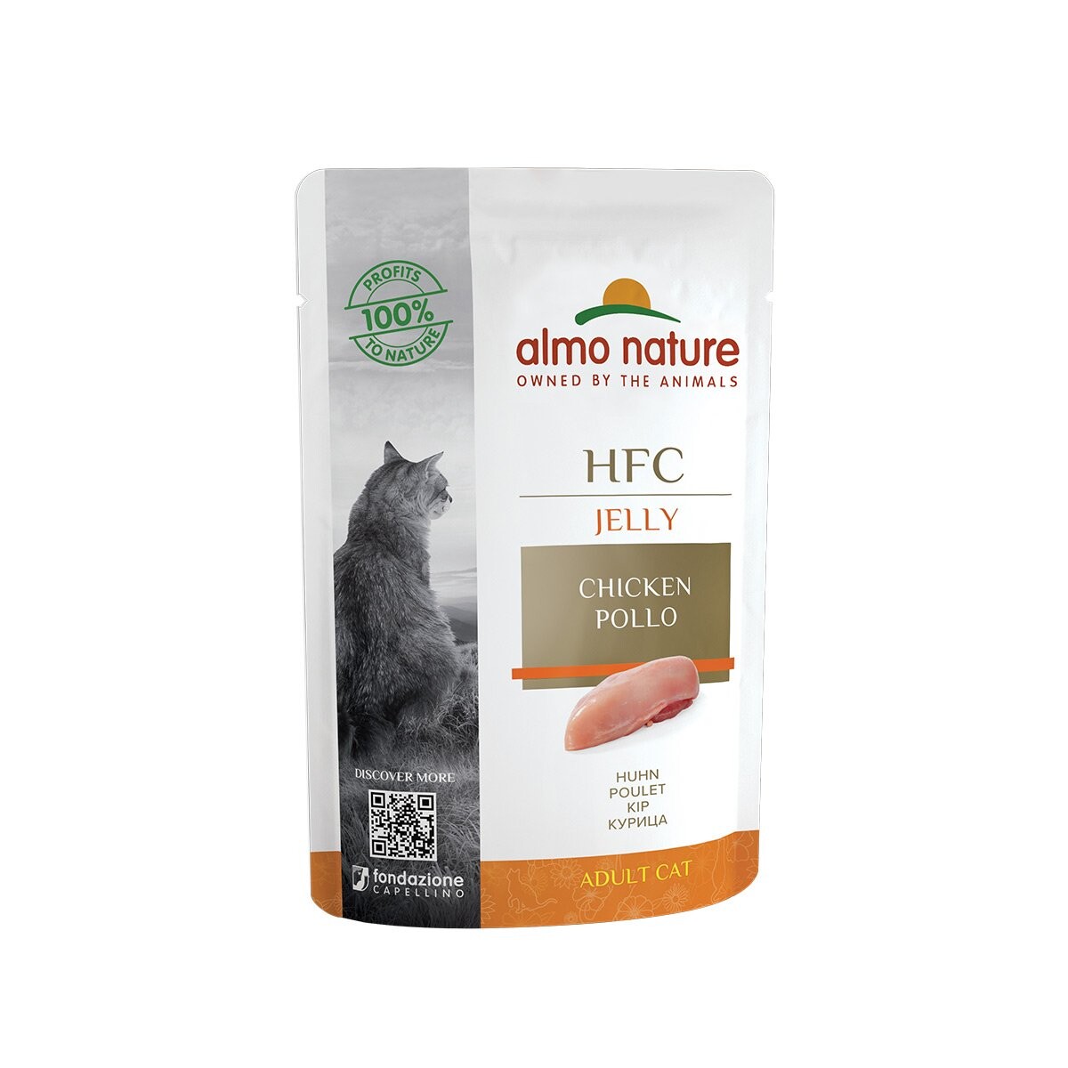 Almo Nature HFC želé kuře 24x55 g