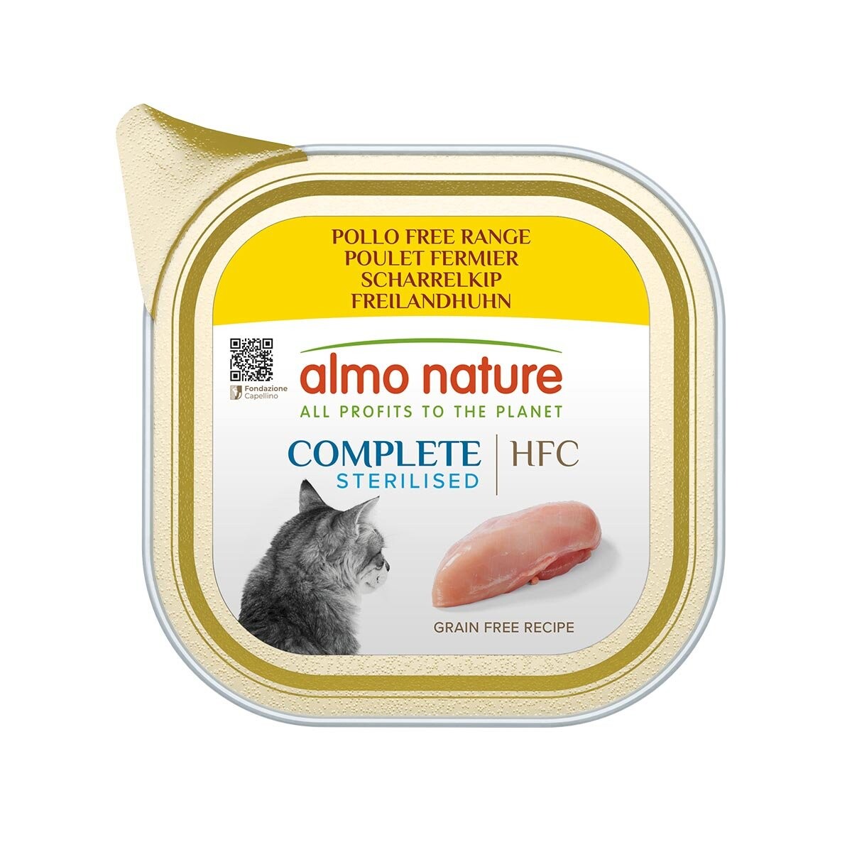 Almo Nature complete sterilised volné kuře 17x85 g