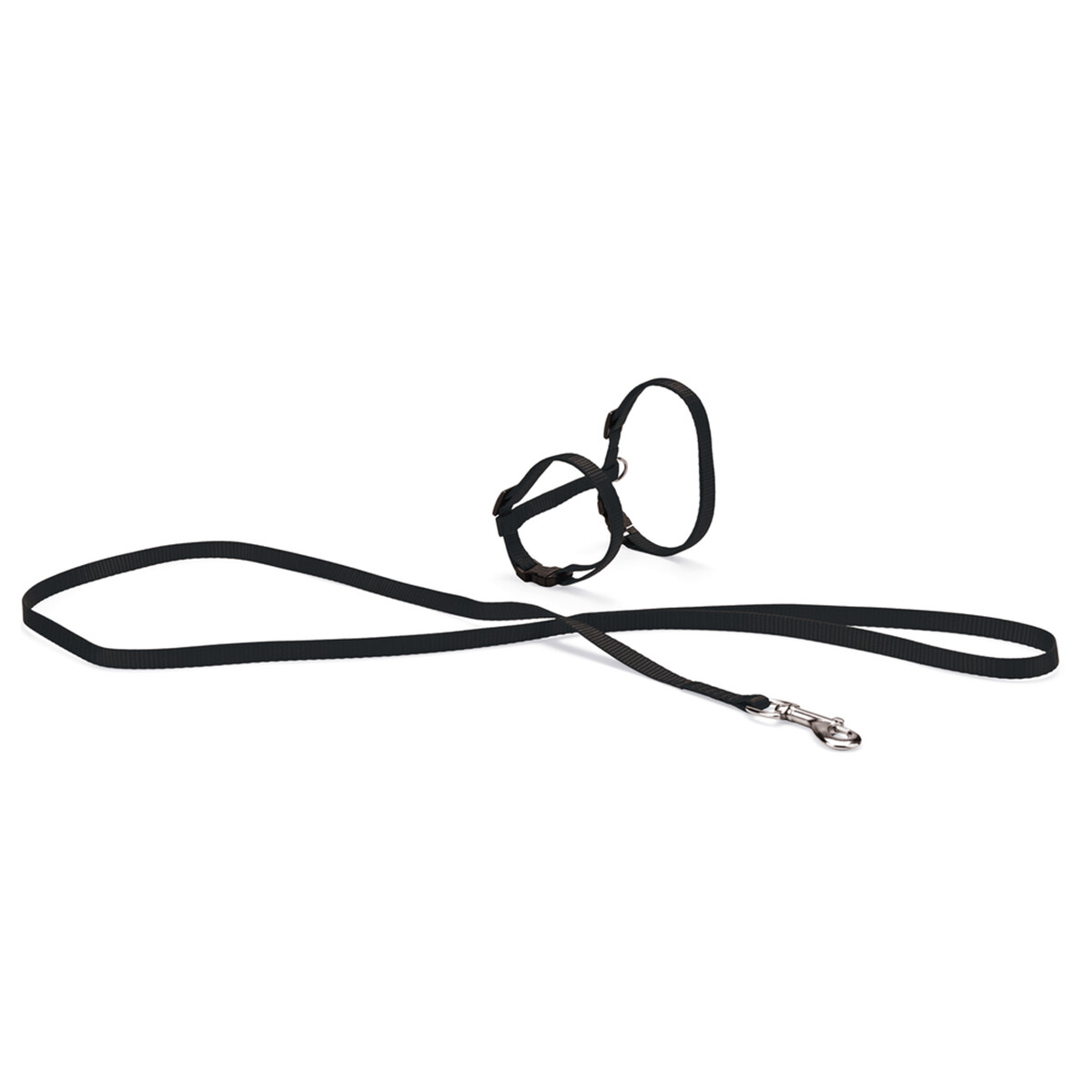 Karlie postroj pro kočky a vodítko 110 cm Černá