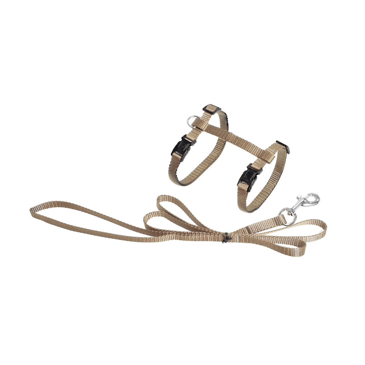 Karlie postroj pro kočky a vodítko 110 cm Béžová
