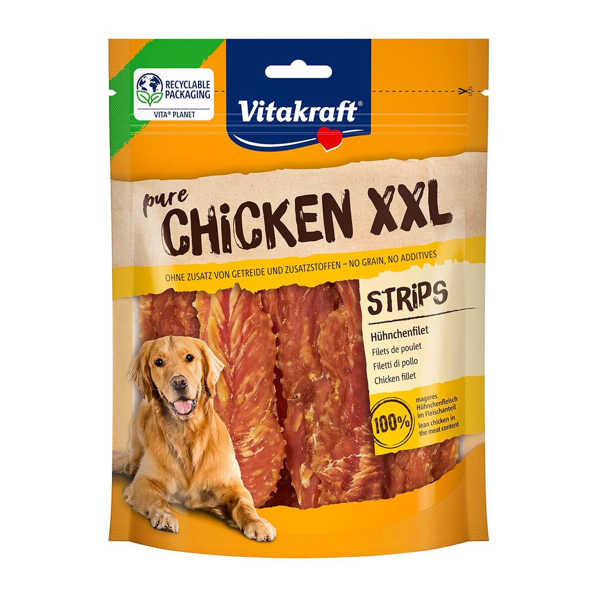 Vitakraft pure chicken strips XXL 250 g