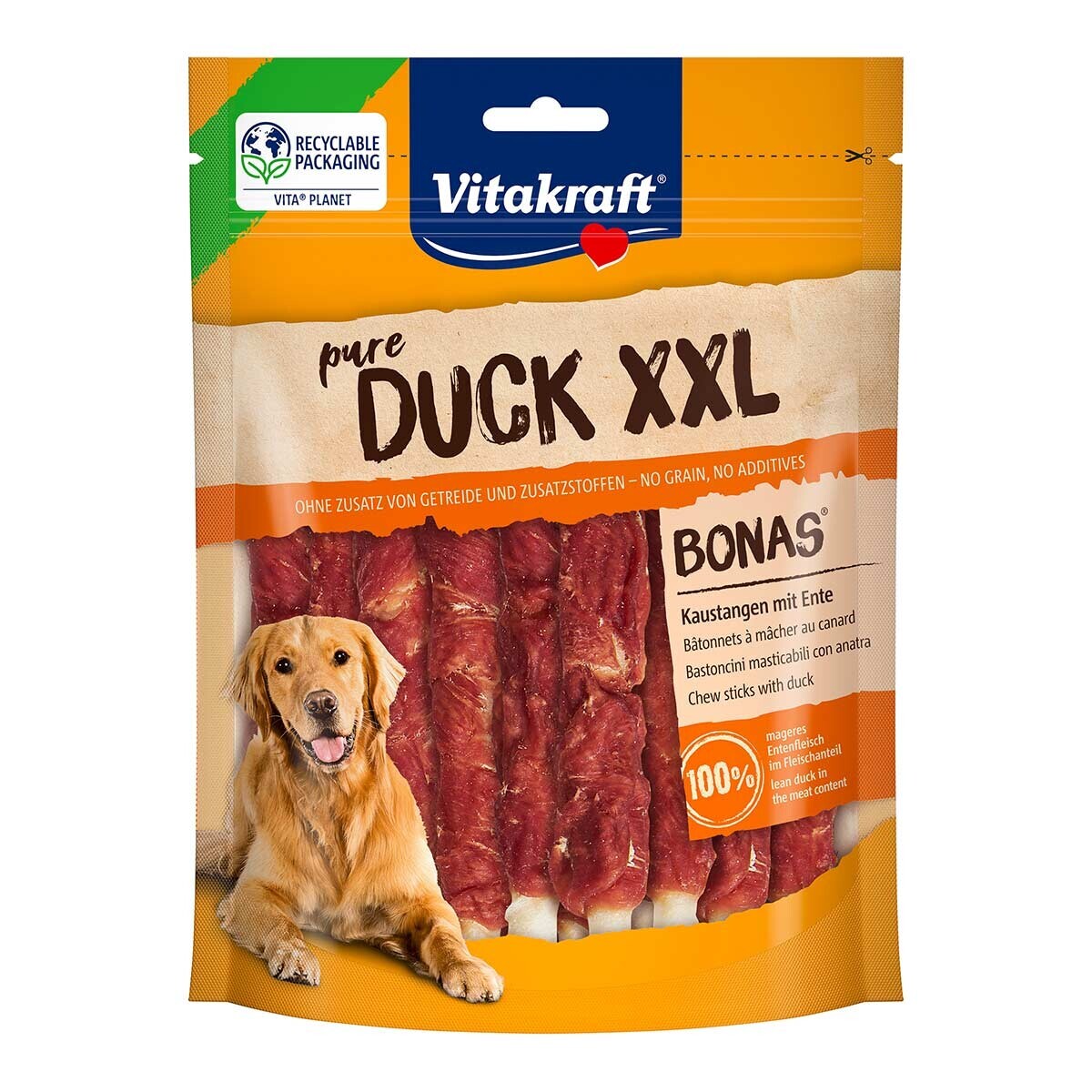Vitakraft pure duck bonas sticks xxl 200 g
