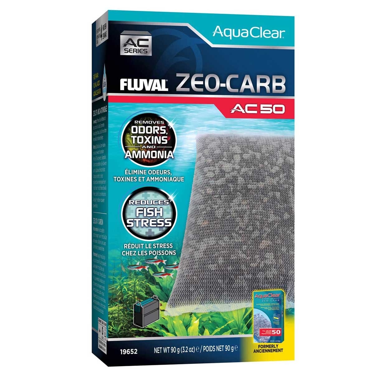 Fluval aquaclear filtrační vložka zeo-carb AC50