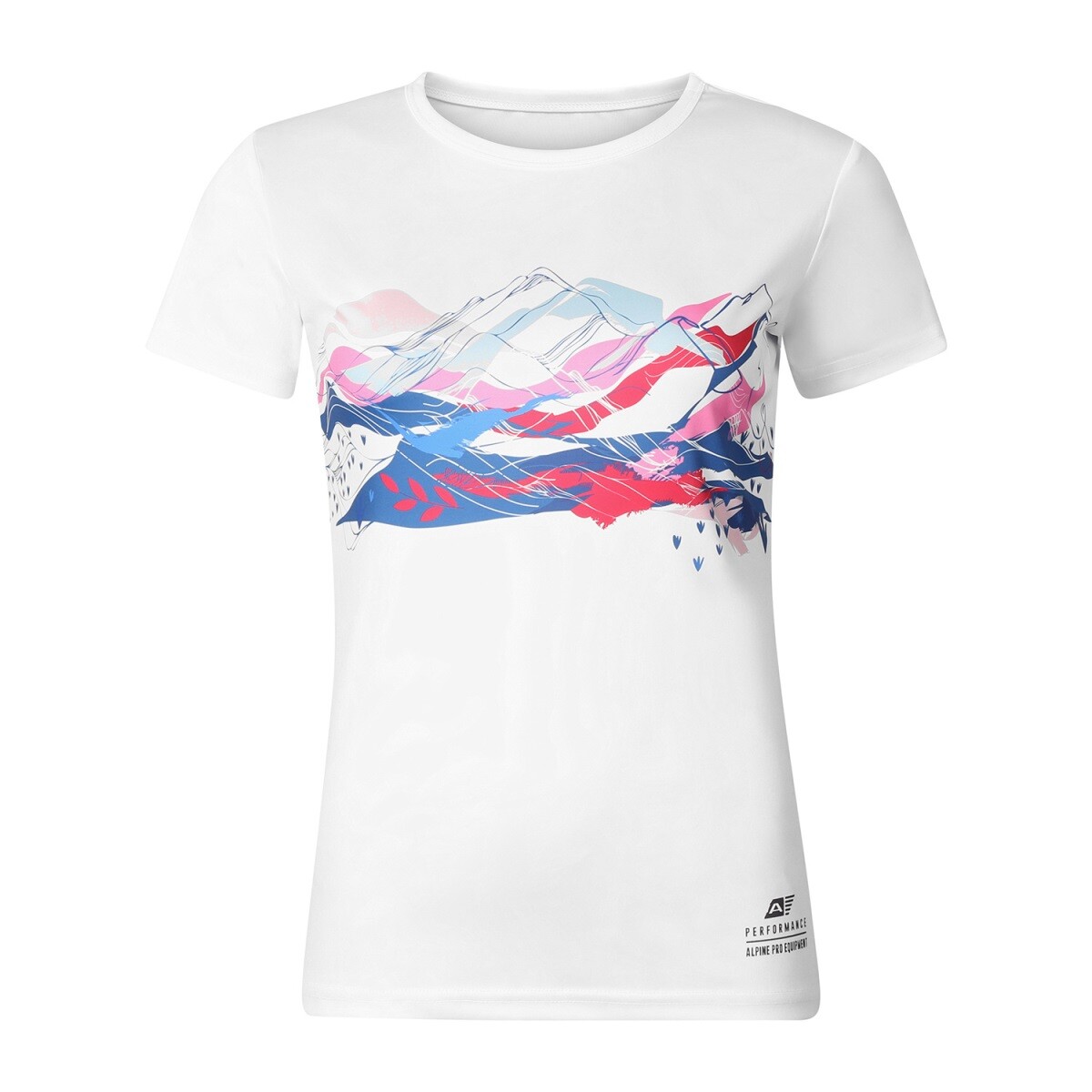 Dámské sportovní triko s cool-dry alpine pro quatra 2 bílá xs