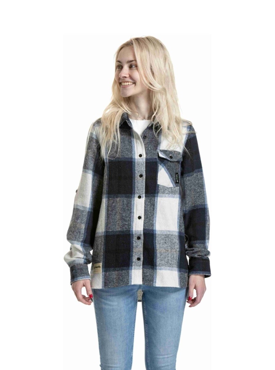 Dámská košile meatfly dora premium tmavě modrá xs