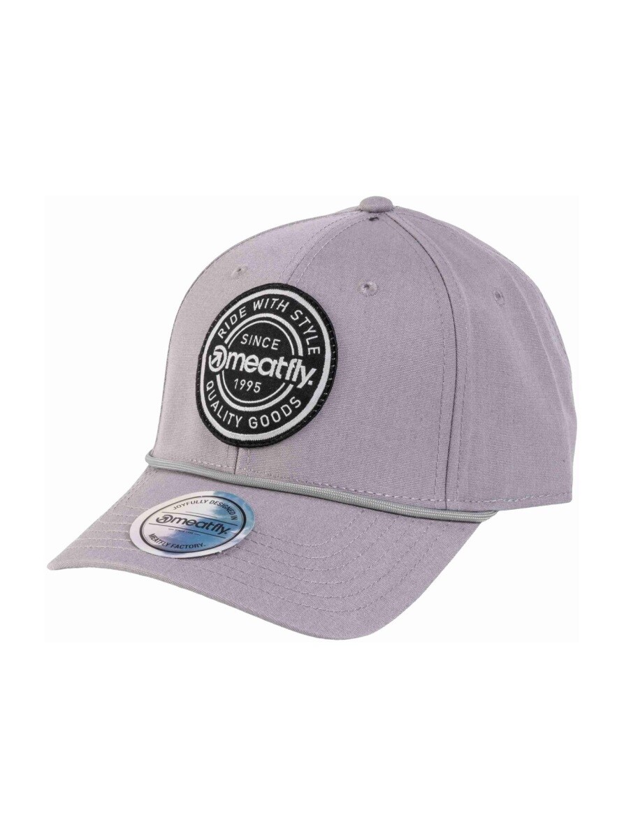 Kšiltovka meatfly jogger flexfit recycled světle šedá one size