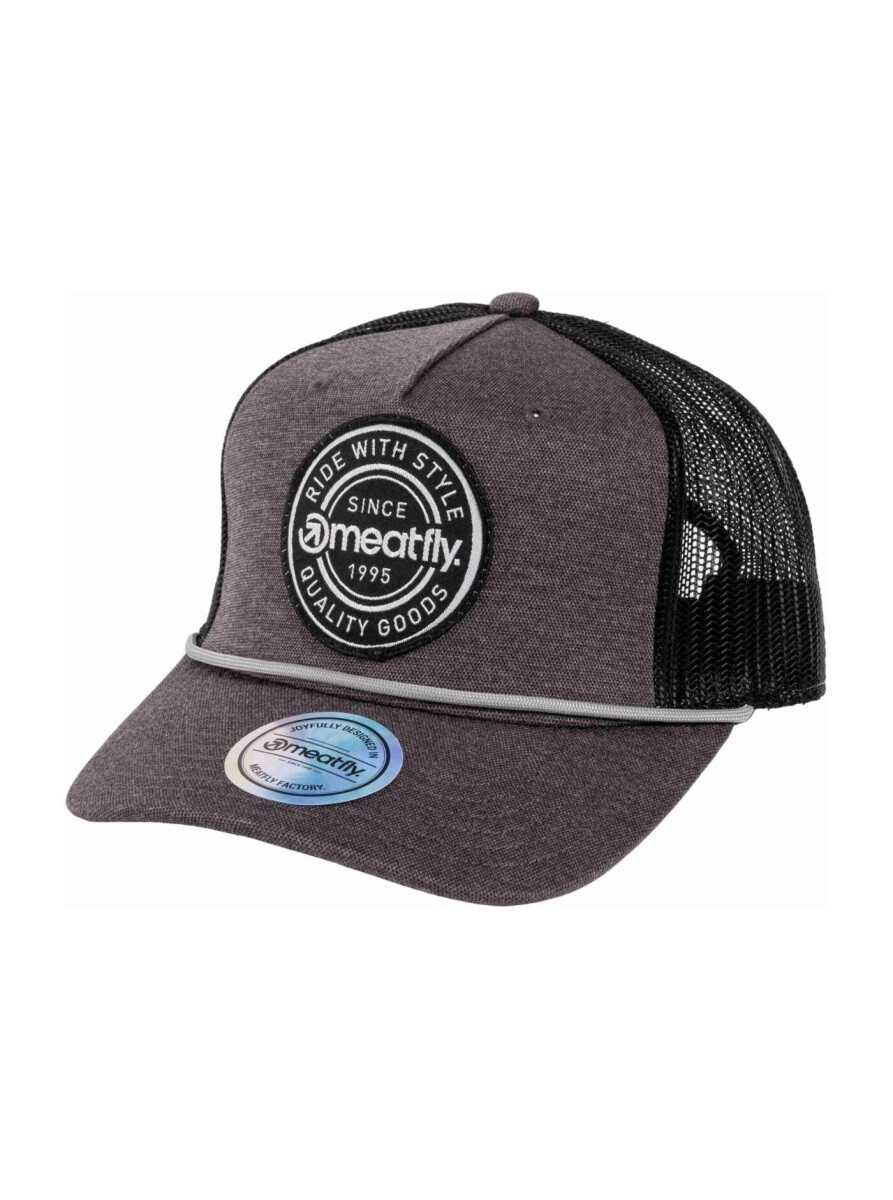 Kšiltovka meatfly corey trucker šedá one size
