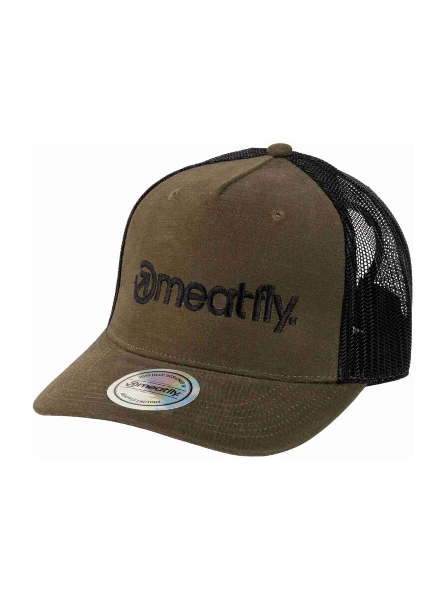 Kšiltovka meatfly shaun trucker khaki one size