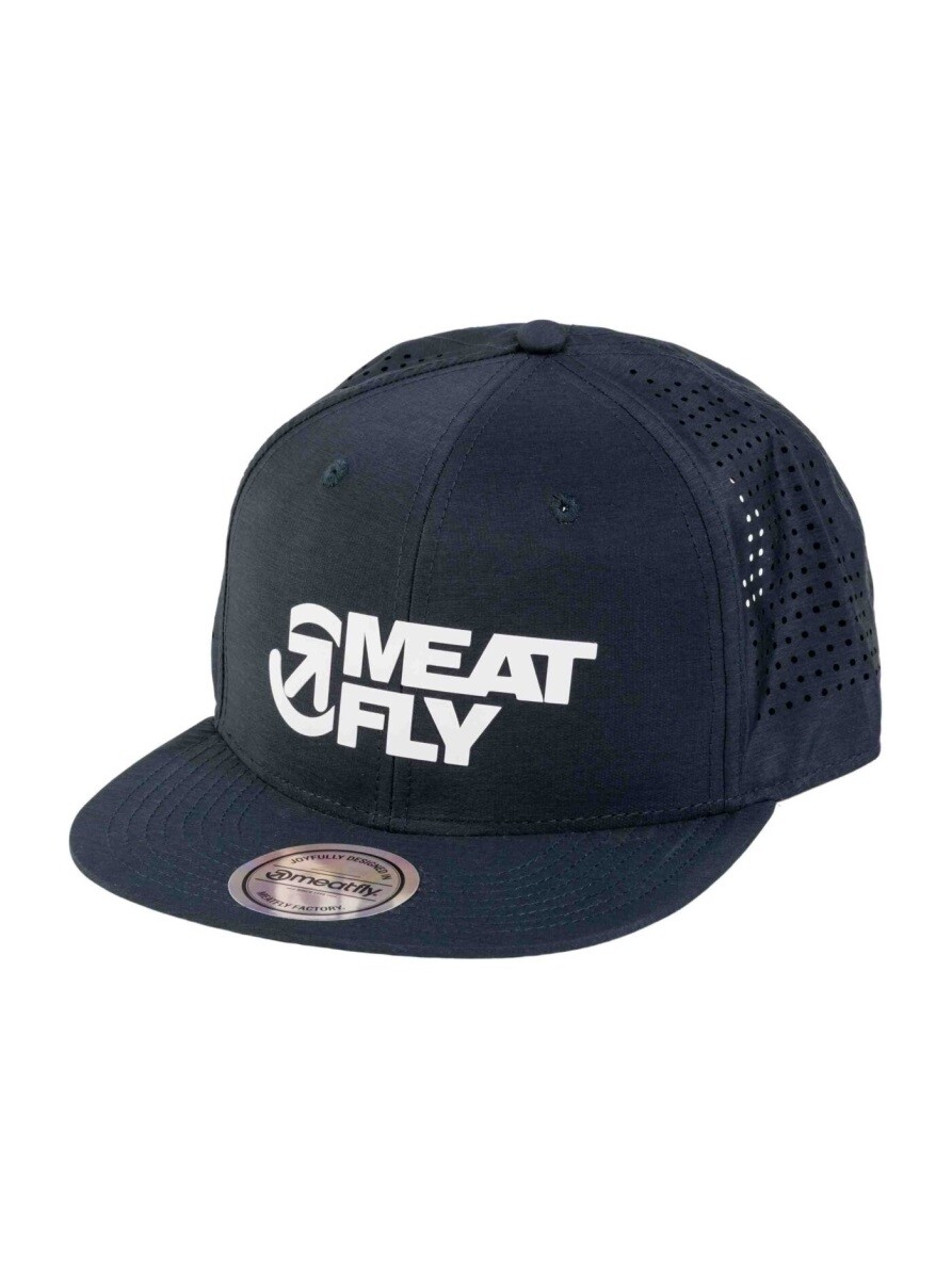 Kšiltovka meatfly keery perfor snapback petrolejová one size