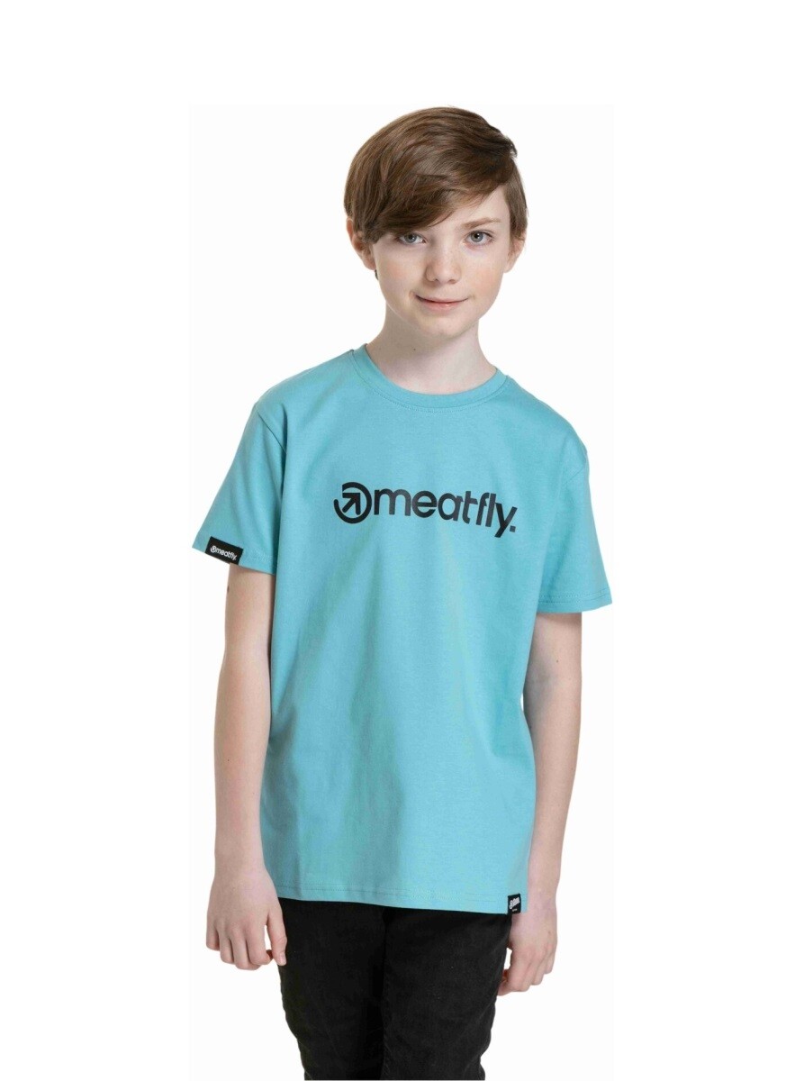 Dětské tričko meatfly bart mátová 146