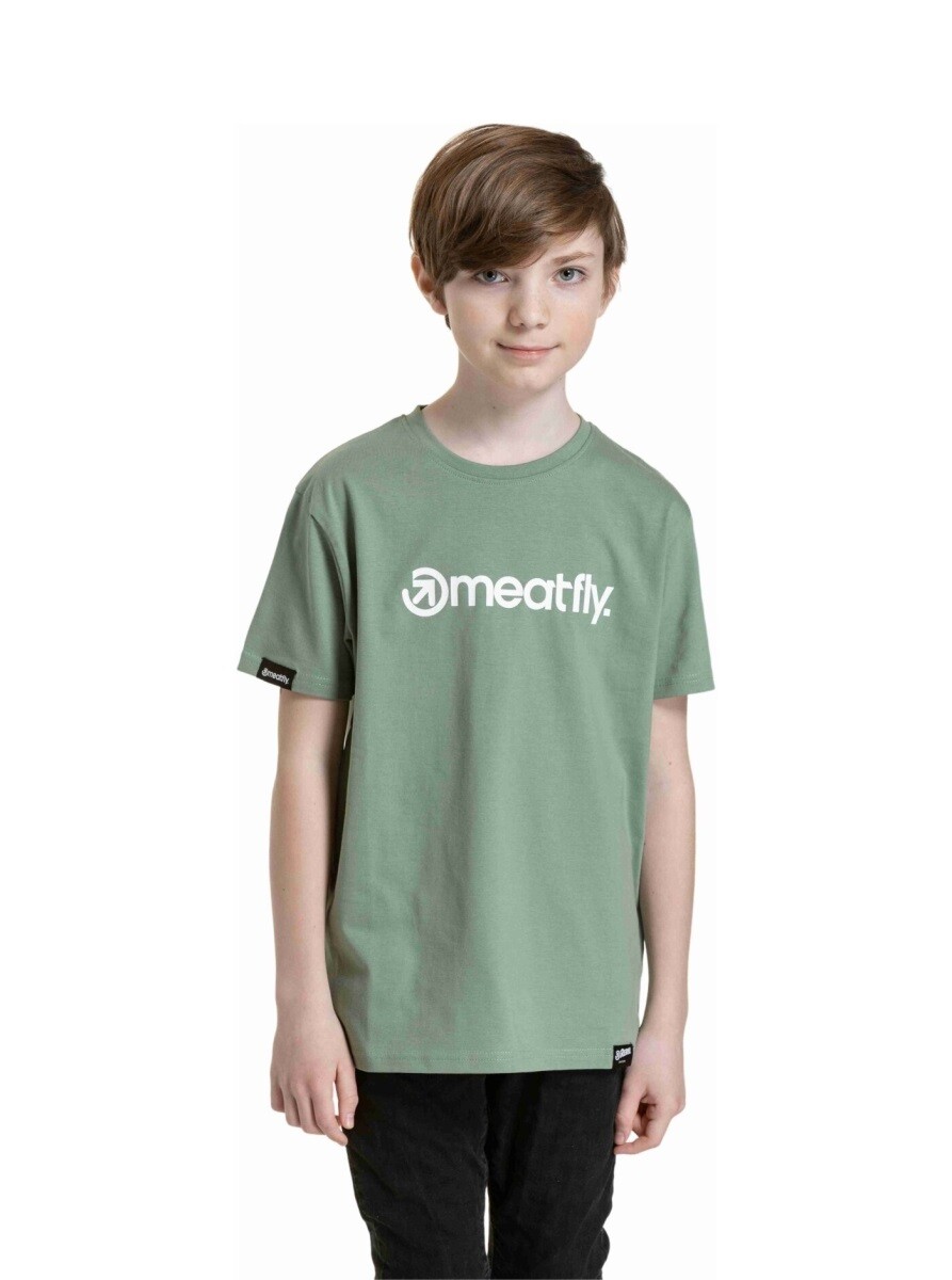 Dětské tričko meatfly bart olivová 134
