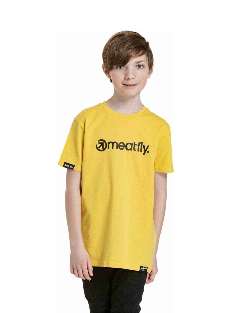 Dětské tričko meatfly bart žlutá 134