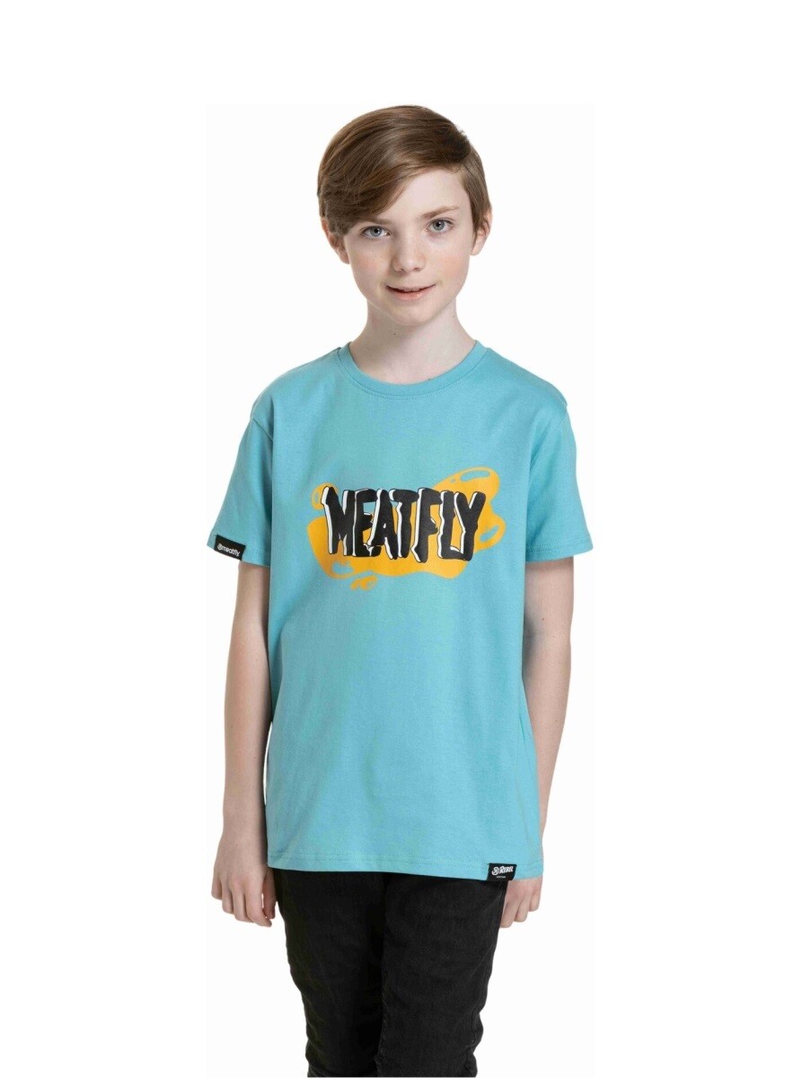 Dětské tričko meatfly fleck mátová 134