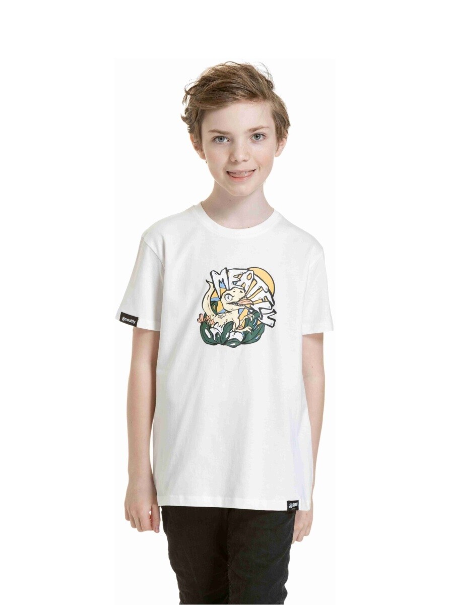 Dětské tričko meatfly dino bílá 134