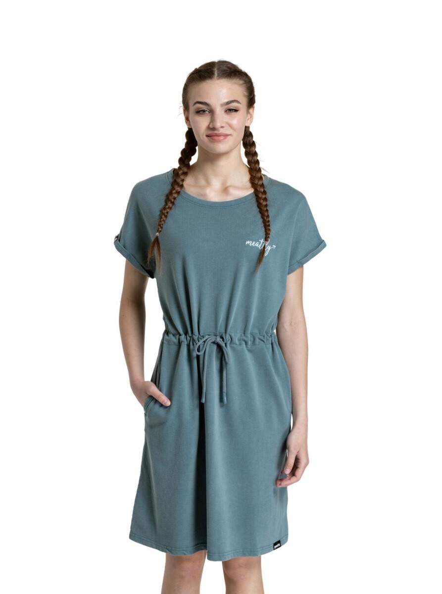 Dámské šaty meatfly lottie zelená xs