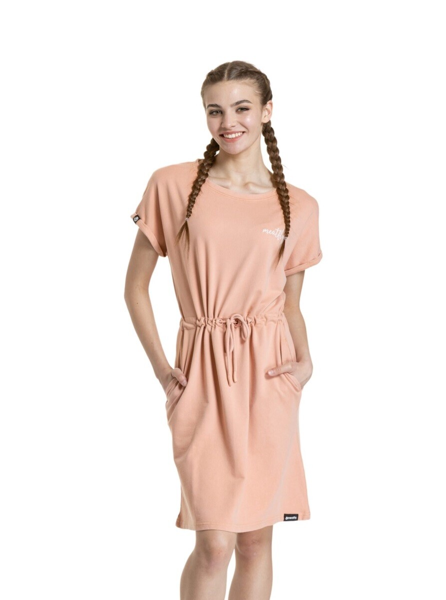 Dámské šaty meatfly lottie béžová xs