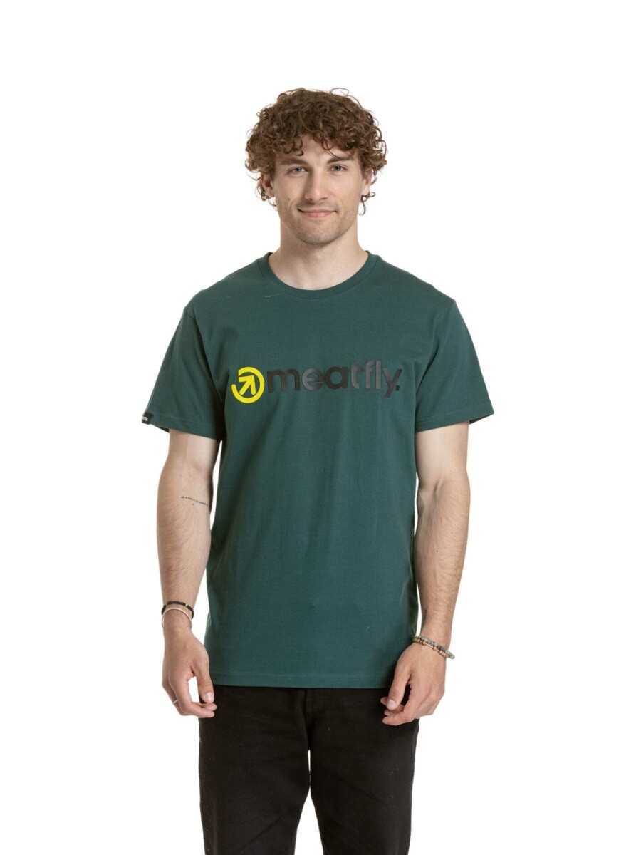 Pánské tričko meatfly joe zelená s