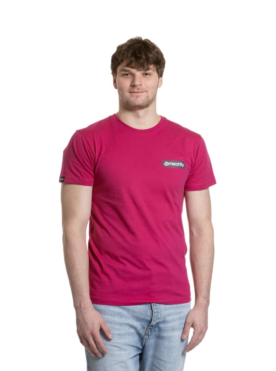 Pánské tričko meatfly cosmic růžový xs