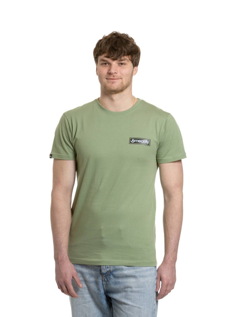 Pánské tričko meatfly cosmic zelená s