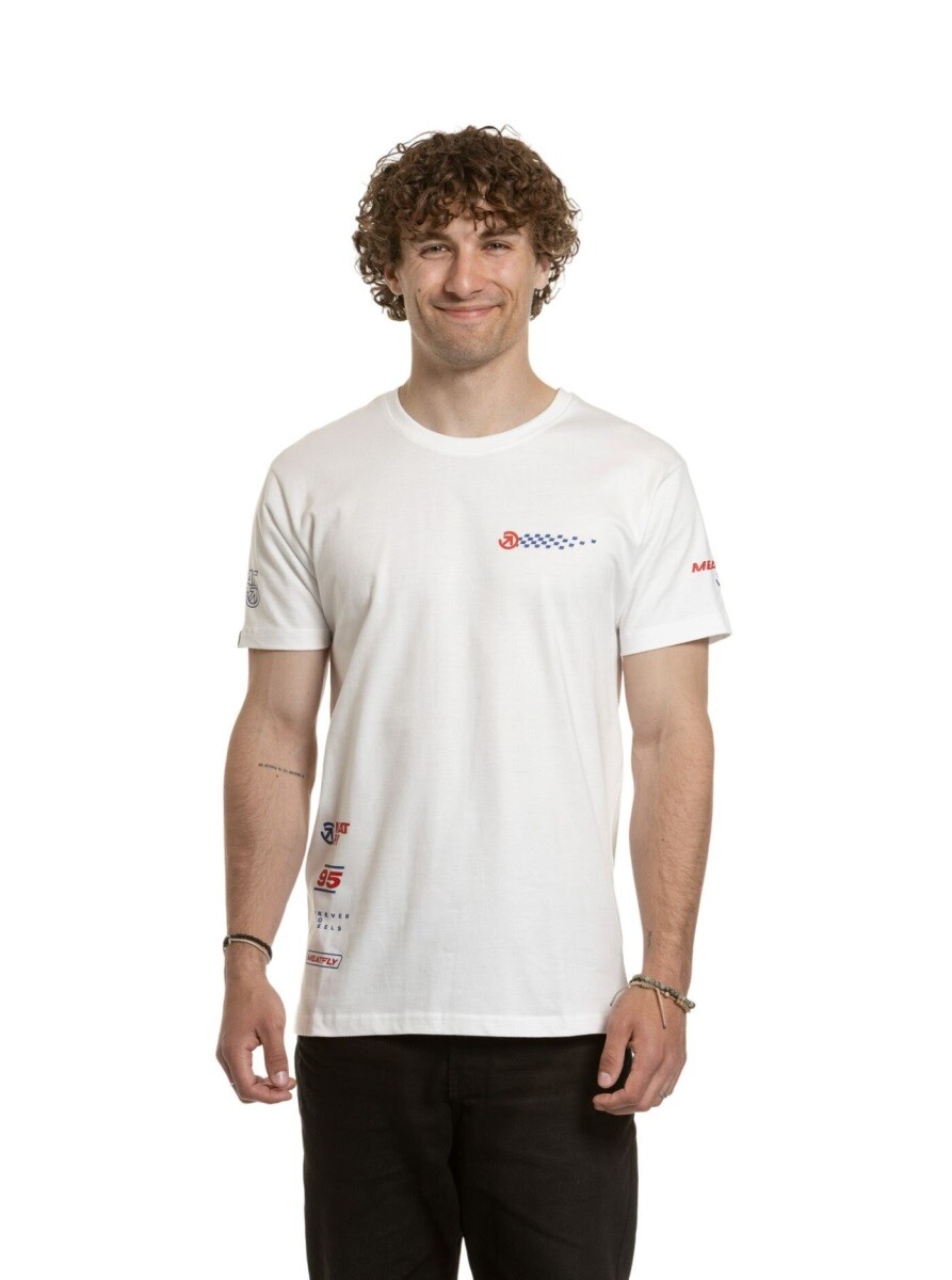 Pánské tričko meatfly furious bílá s